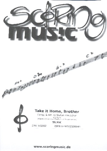 Take it home Brother  für Big Band  Partitur und Stimmen