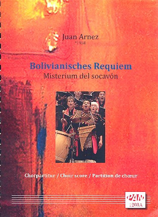 Bolivianisches Requiem&nbsp;&nbsp;für Soli, gem Chor und Instrumente&nbsp;&nbsp;Chorpartitur