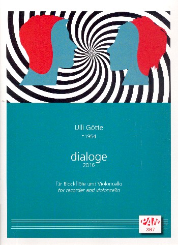Dialoge&nbsp;&nbsp;für Blockflöte (ATB, 1 Spieler) und Violoncello&nbsp;&nbsp;2 Spielpartituren