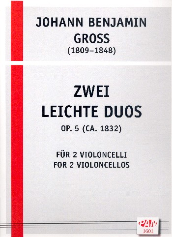 2 leichte Duos op.5  für 2 Violoncelli  Stimmen