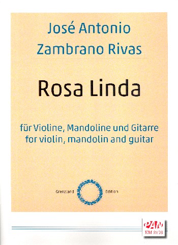 Rosa Linda  für Violine, Mandoline und Gitarre  Partitur und Stimmen