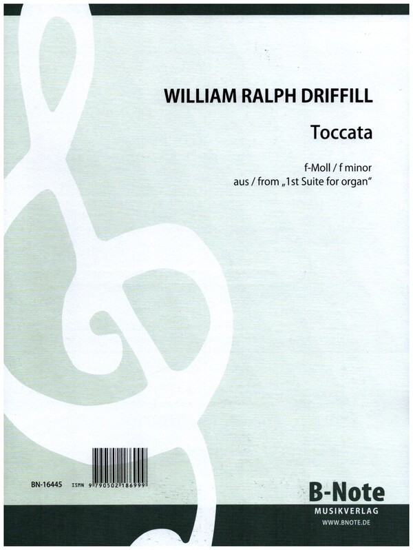 Toccata aus Suite Nr.1&nbsp;&nbsp;für Orgel&nbsp;&nbsp;