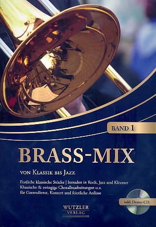 Brass-Mix Band 1 (+CD) für Posaunenchor  Spielpartitur  