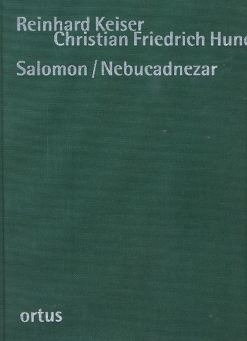 Salomon  und  Nebucadnezar&nbsp;&nbsp;&nbsp;&nbsp;Partitur,  gebunden
