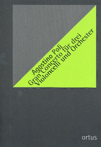 Gran concertino  für 3 Violoncelli und Orchester  Partitur