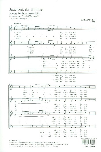 Jauchzet ihr Himmel  für gem Chor a cappella  Partitur