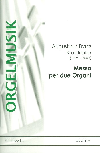 Messa &nbsp;&nbsp;per due organi&nbsp;&nbsp;2 Spielpartituren