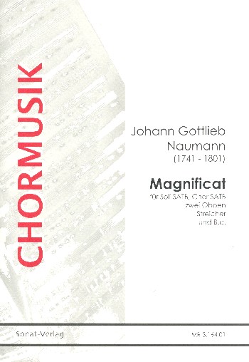 Magnificat  für Soli, gem Chor, 2 Oboen, Streicher und Bc  Partitur