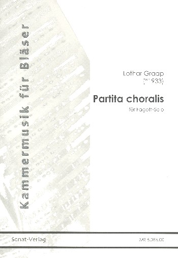 Partita choralis&nbsp;&nbsp;für Fagott&nbsp;&nbsp;