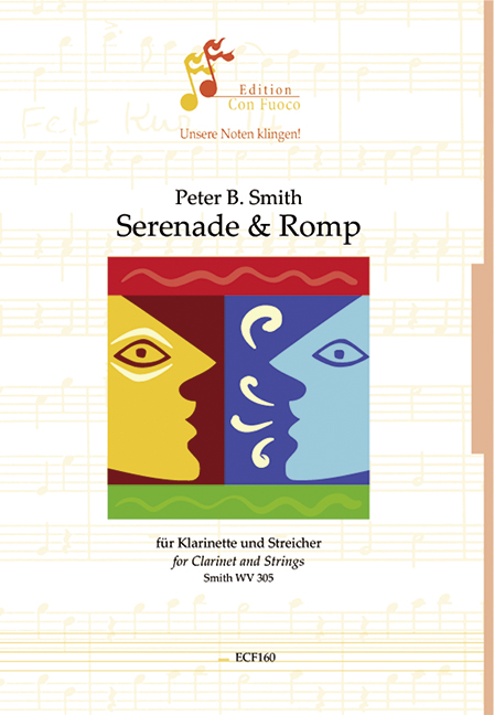 Serenade und Romp SmithWV305a  für Klarinette und Streicher  Partitur und Stimmen (Klar-1-1-1-1-1)