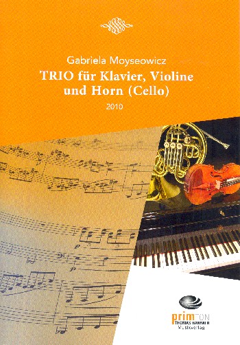 Trio  für Violine, Horn (Violoncello) und Klavier  Stimmen