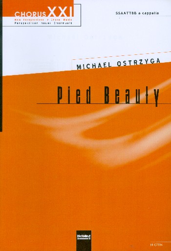 Pied Beauty  für gem Chor a cappella  Partitur (en)
