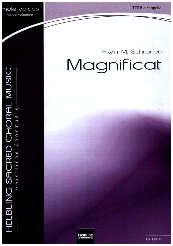 Magnificat  für Männerchor (TTBB) a cappella  Chorpartitur