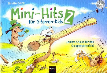 Mini-Hits für Gitarren-Kids Band 2 (+CD)&nbsp;&nbsp;für 1-5 Gitarren (Ensemble)&nbsp;&nbsp;Spielpartitur