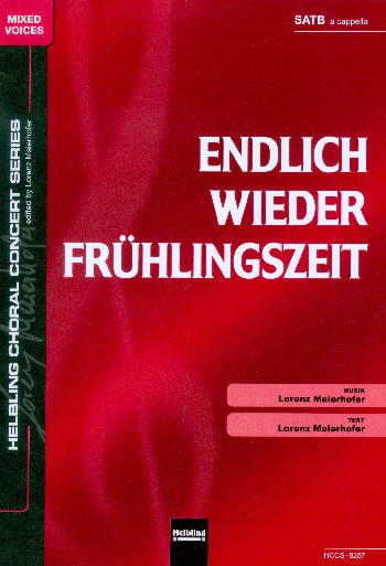 Endlich wieder Frühlingszeit  für gem Chor a cappella  Partitur (dt)