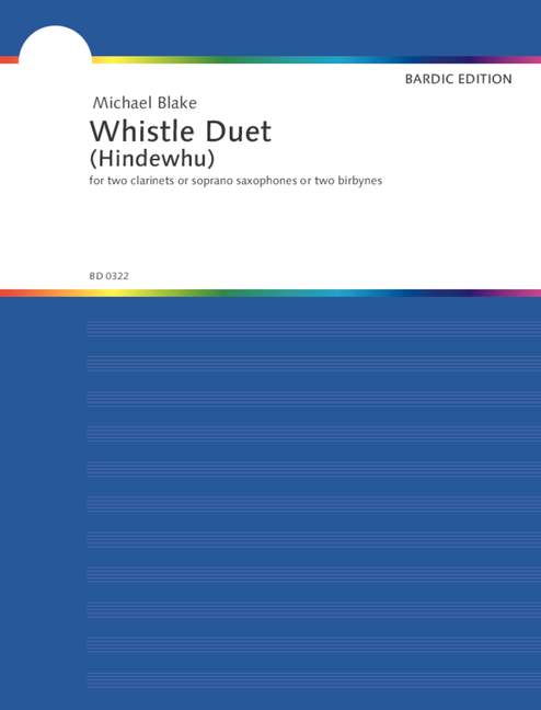 Blake, Michael  Whistle Duet  2 Klarinetten oder Sopran-Saxophone
