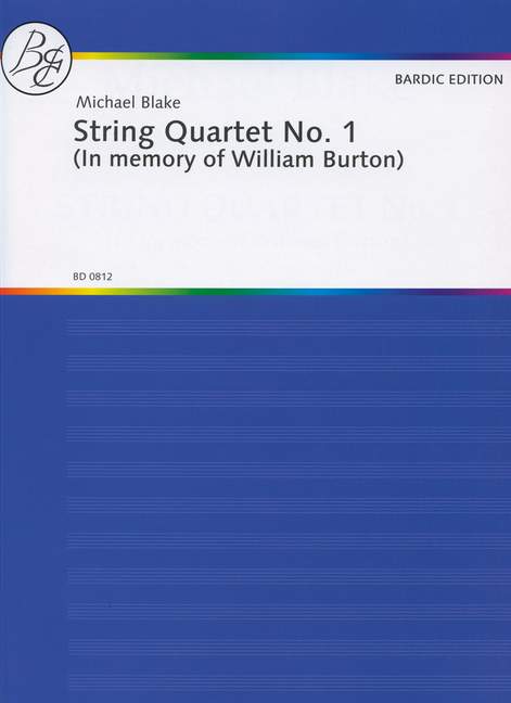 Blake, Michael  String Quartet No. 1  Streichquartett