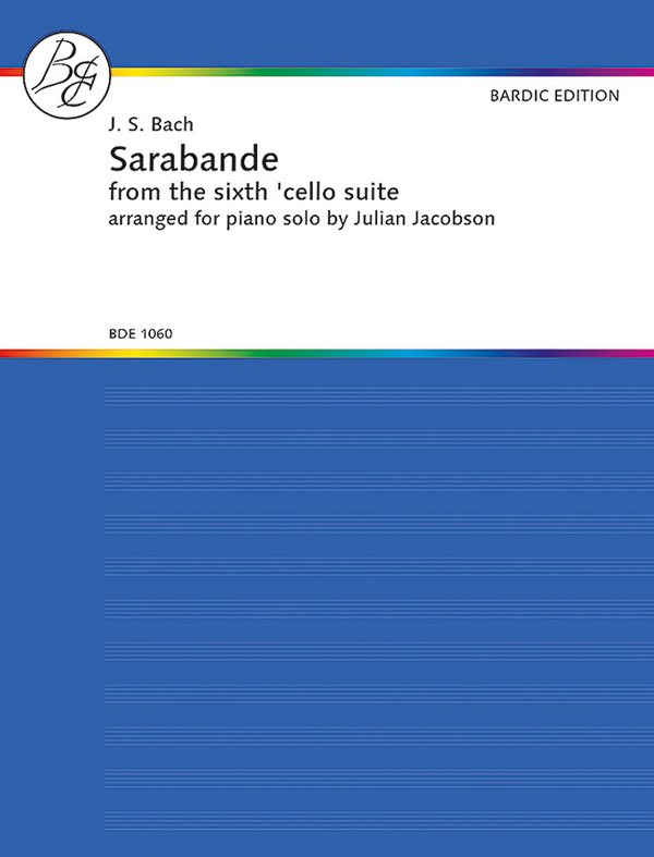 Bach, Johann Sebastian / Jacobson, Julian  Sarabande  Klavier