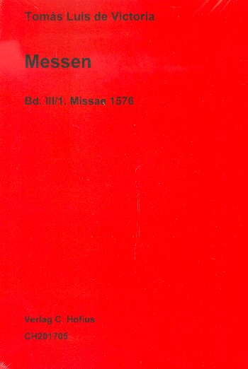 Messen Band  3/1  Missae 1576  Partitur