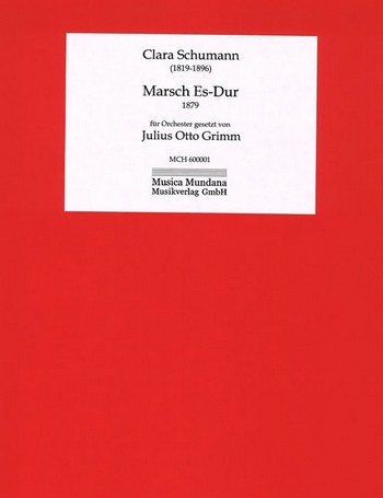 Marsch Es-Dur (1879)  für Orchester  Partitur und Stimmen