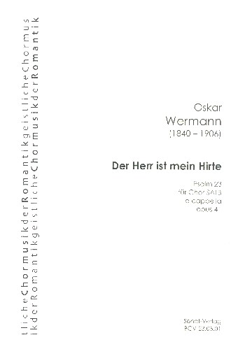 Der Herr ist mein Hirte op.41  für gem Chor a cappella  Partitur
