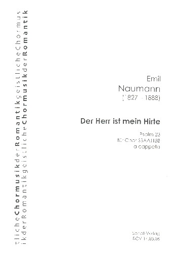 Der Herr ist mein Hirte  für gem Chor a cappella  Partitur