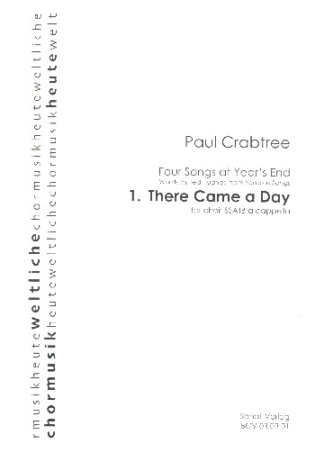 There came a Day  für gem Chor a cappella  Partitur