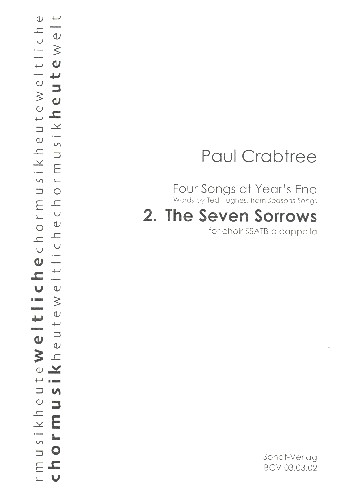 The seven Sorrows  für gem Chor a cappella  Partitur