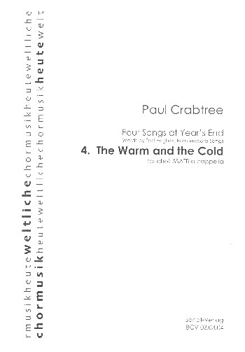 The Warm and the Cold  für gem Chor a cappella  Partitur