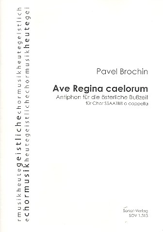 Ave regina caelorum  für gem Chor a cappella  Partitur