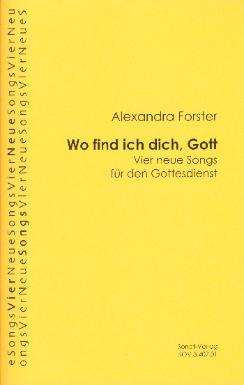 Wo find ich dich Gott&nbsp;&nbsp;für  Gesang und Instrumente (gem Chor ad lib)&nbsp;&nbsp;Partitur und Instrumentalstimmen