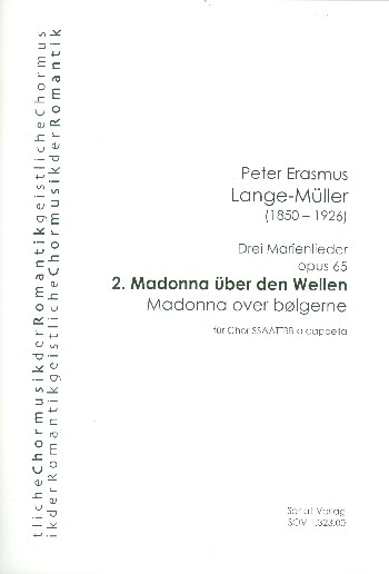 Madonna über den Wellen op.65,2&nbsp;&nbsp;für gem Chor a cappella&nbsp;&nbsp;Partitur (nor/dt)