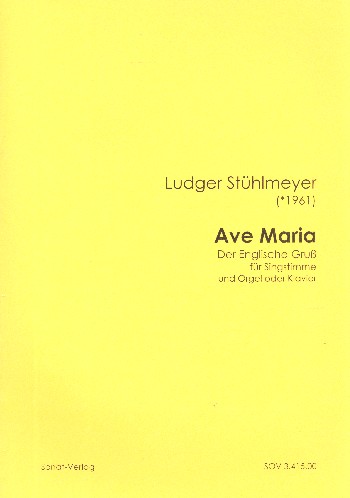 Ave Maria  für Gesang und Orgel (Klavier)  2 Partituren