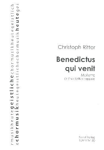 Benedictus  für gem Chor a cappella  Partitur