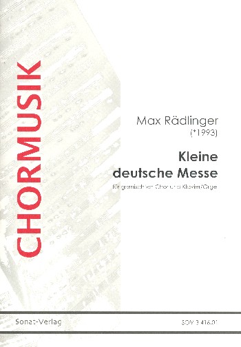 Kleine deutsche Messe  für gem Chor und Klavier (Orgel)  Partitur (dt)