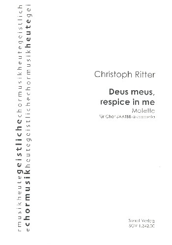 Deus meus respice in me  für gem Chor a cappella  Partitur
