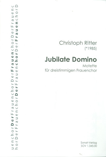 Jubilate Domino  für Frauenchor a cappella  Partitur