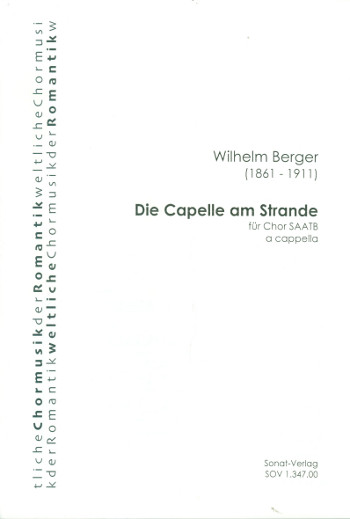 Die Capelle am Strande  für gem Chor a cappella  Partitur