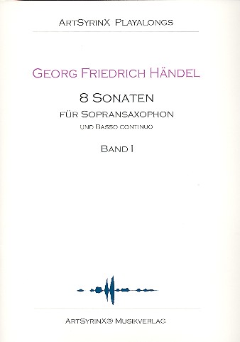 8 Sonaten Band 1 (+2 CD's)  für Sopransaxophon  