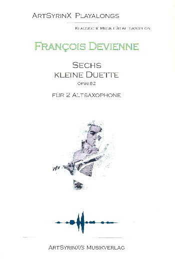 6 kleine Duette op.82 (+CD)  für 2 Altsaxophone  Spielpartitur