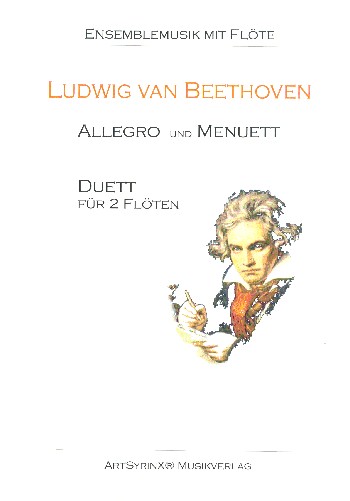 Allegro und Menuett  für 2 Flöten  Spielpartitur