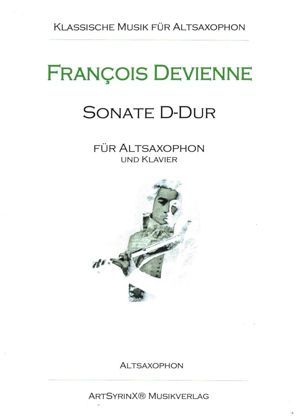 Sonate D-Dur  für Altsaxophon und Klavier  Altsaxophonstimme