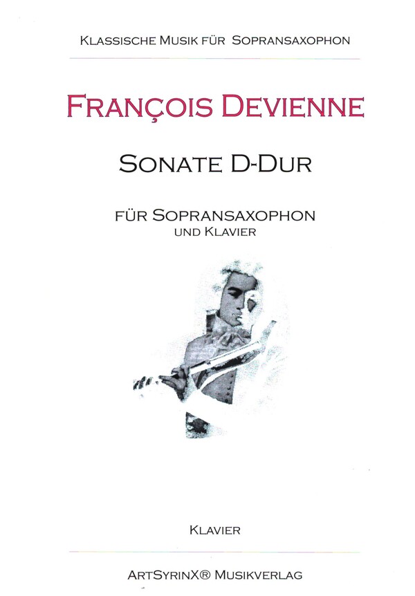 Sonate D-Dur  für Sopransaxophon und Klavier  Klavierpartitur