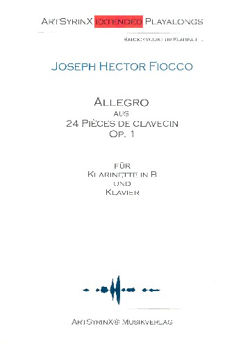Allegro (+CD)  für Klarinette und Klavier  Klarinettenstimme