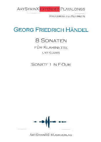 Sonate F-Dur Nr.1 HWV369 (+CD)&nbsp;&nbsp;für Klarinette und Bc&nbsp;&nbsp;Klarinettenstimme