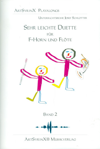 Sehr leichte Duette Band 2 (+CD)&nbsp;&nbsp;für Flöte und Horn in F&nbsp;&nbsp;Spielpartitur