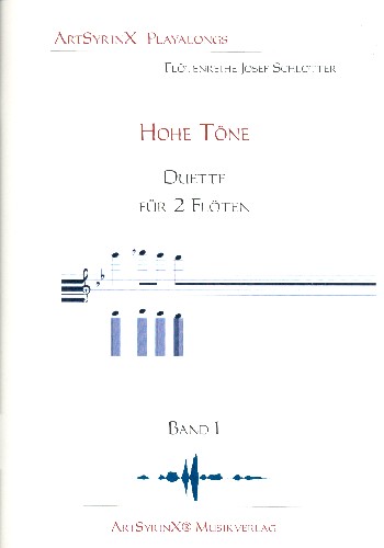 Hohe Töne Band 1 (+CD)&nbsp;&nbsp;für 2 Flöten&nbsp;&nbsp;Spielpartitur