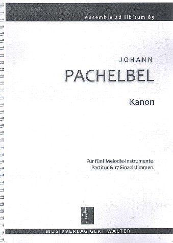 Kanon&nbsp;&nbsp;für flexibles Ensemble&nbsp;&nbsp;Partitur und Stimmen