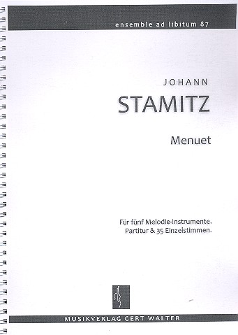 Menuet&nbsp;&nbsp;für flexibles Ensemble&nbsp;&nbsp;Partitur und Stimmen