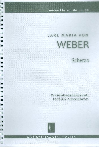 Scherzo&nbsp;&nbsp;für flexibles Ensemble&nbsp;&nbsp;Partitur und Stimmen
